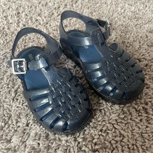 Mini Melissa Possession Dark Blue Glitter size 8